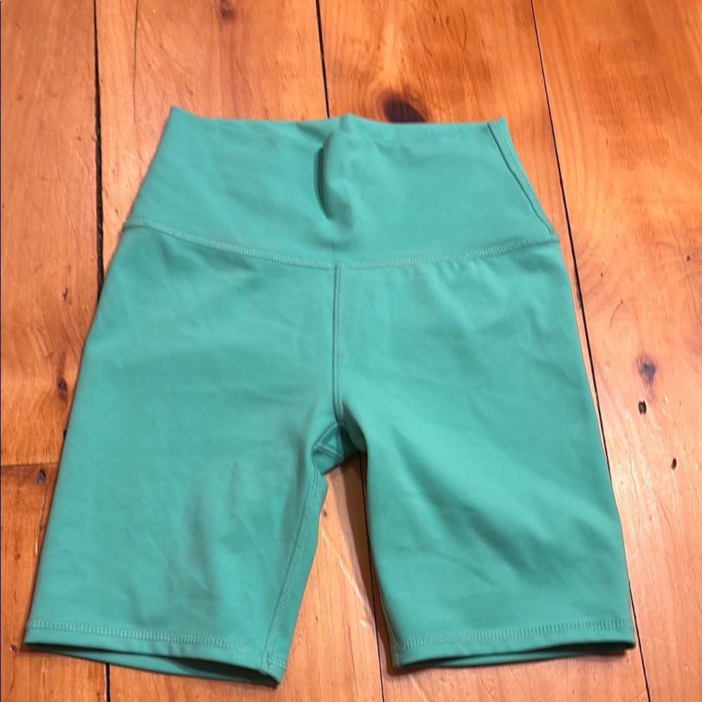 Women's Green High-Waisted Biker Shorts - 4 for $20 ⚡️